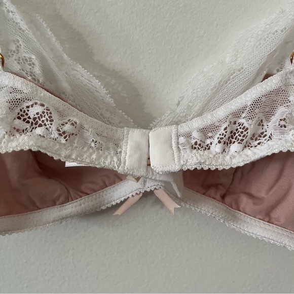 Eberjey White Lace Triangle Bralette - Picture 3 of 7
